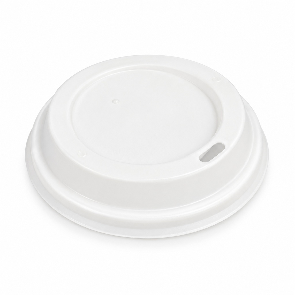 [00-3045] Couvercle Gobelet PS - Couvercle blanc pour 16 oz