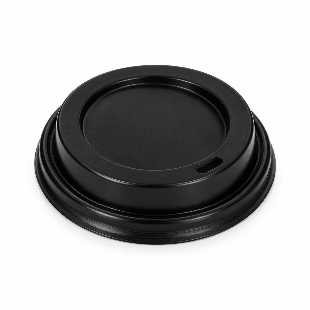 [00-3046] Couvercle Gobelet PS - Couvercle noir pour 16 oz