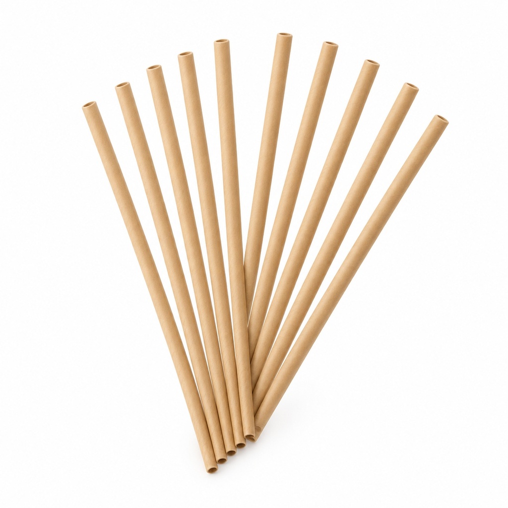[00-3048] Pailles - KRAFT 6/210 mm carton FSC