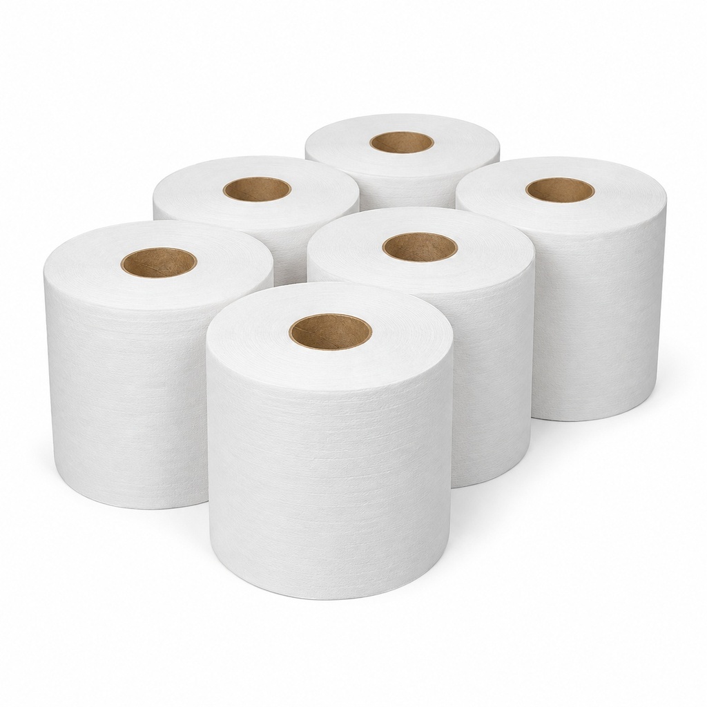 [00-3110] Rouleaux papier - Bobine d'essuyage blanche- - premium - 3 pli