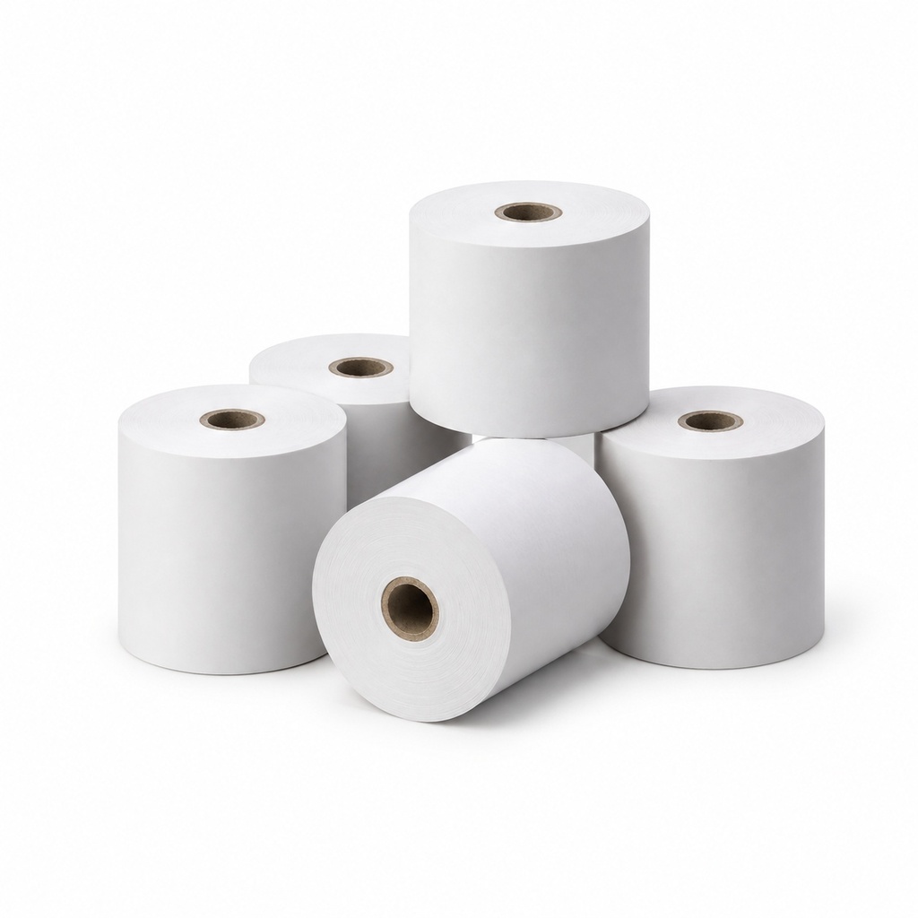 [00-3117] Rouleaux papier thermique - Rouleau caisse 80x80 mm Blanc