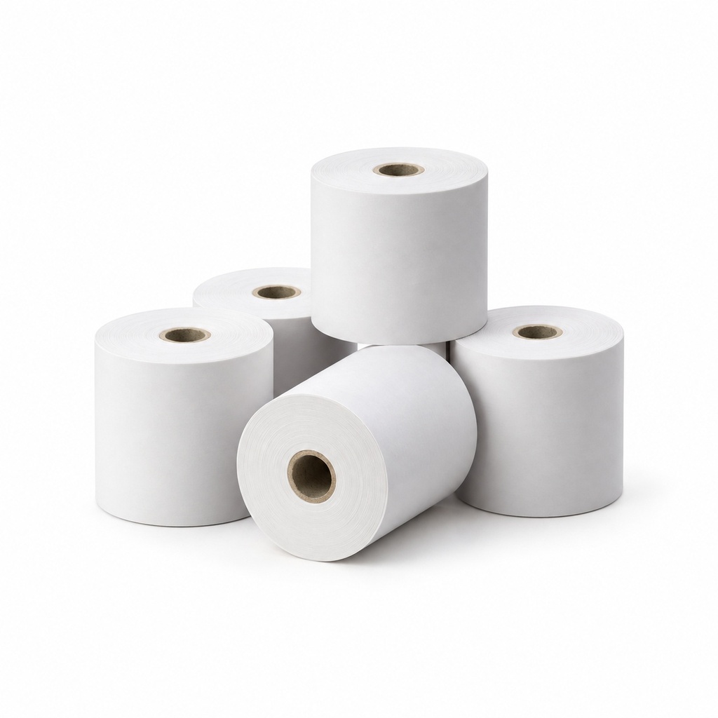 [00-3118] Rouleaux papier thermique - Rouleau caisse 80x80 mm Blanc _-