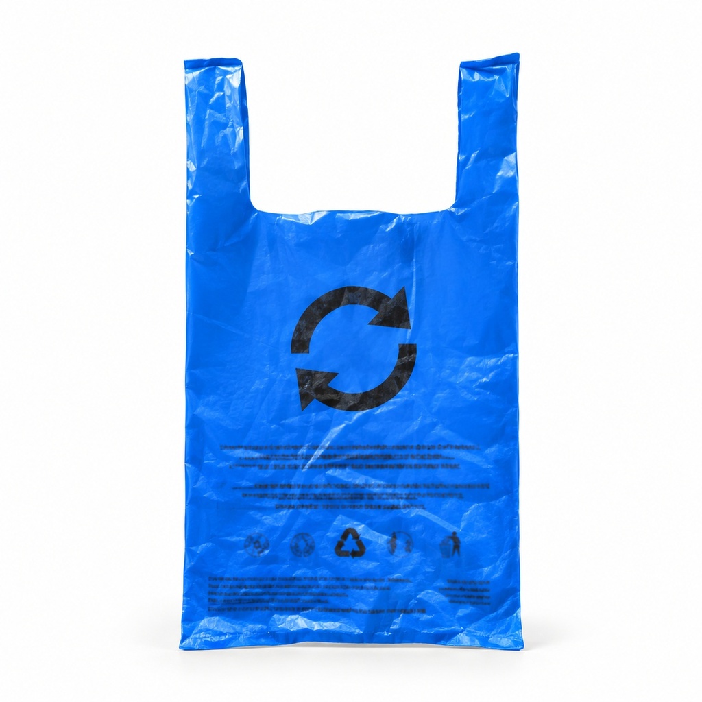 [00-3129] Sachets plastiques - EPI 48 27+14x48 14 m blue/design