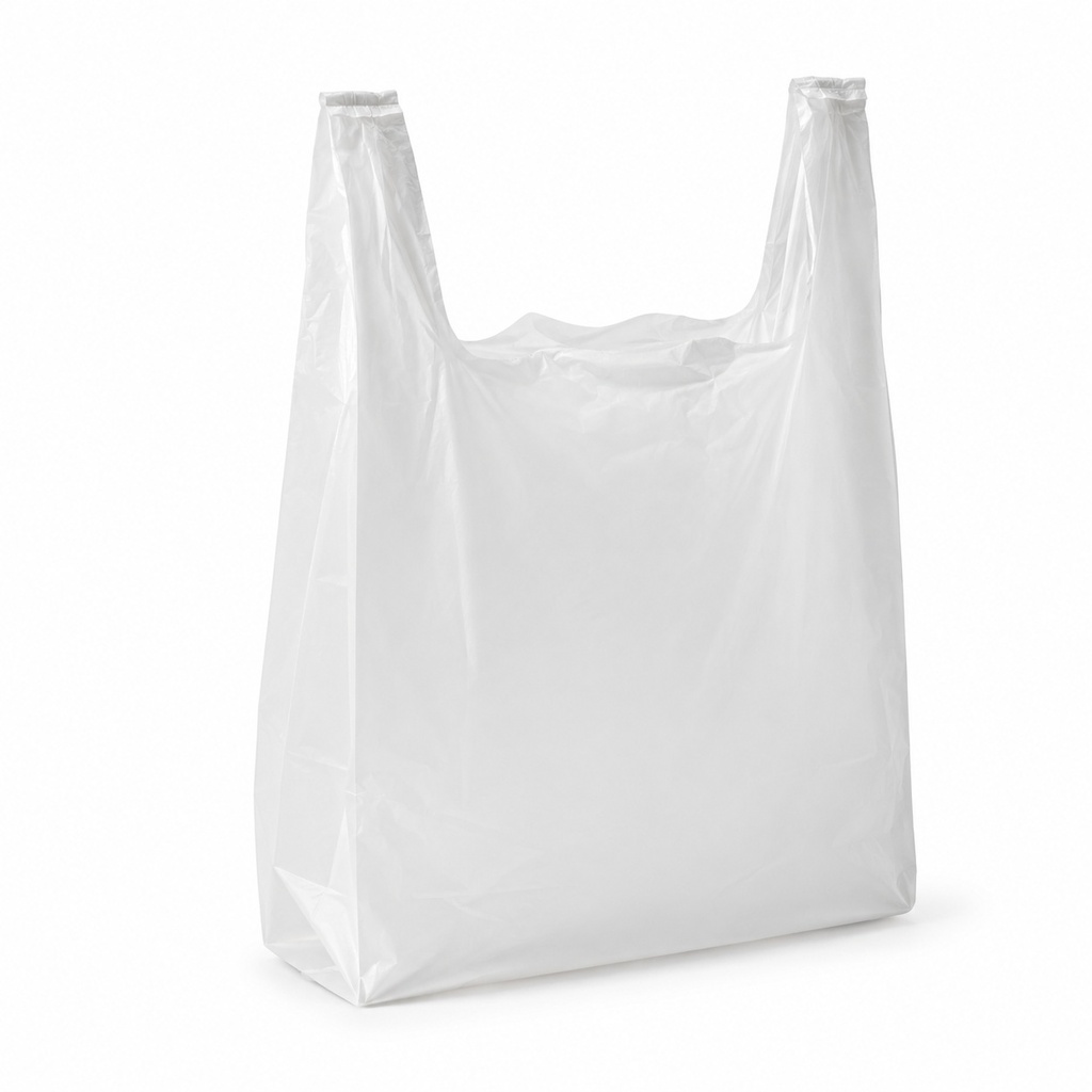 [00-3146] Sachets plastiques - Mr Strong 80 500+300x800 blanc - 50my