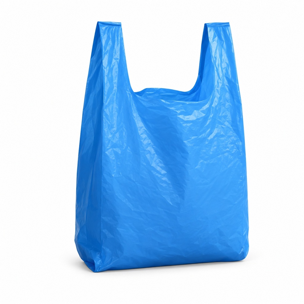 [00-3149] Sachets plastiques - Mr Strong 80 500+300x800 bleu - 50my