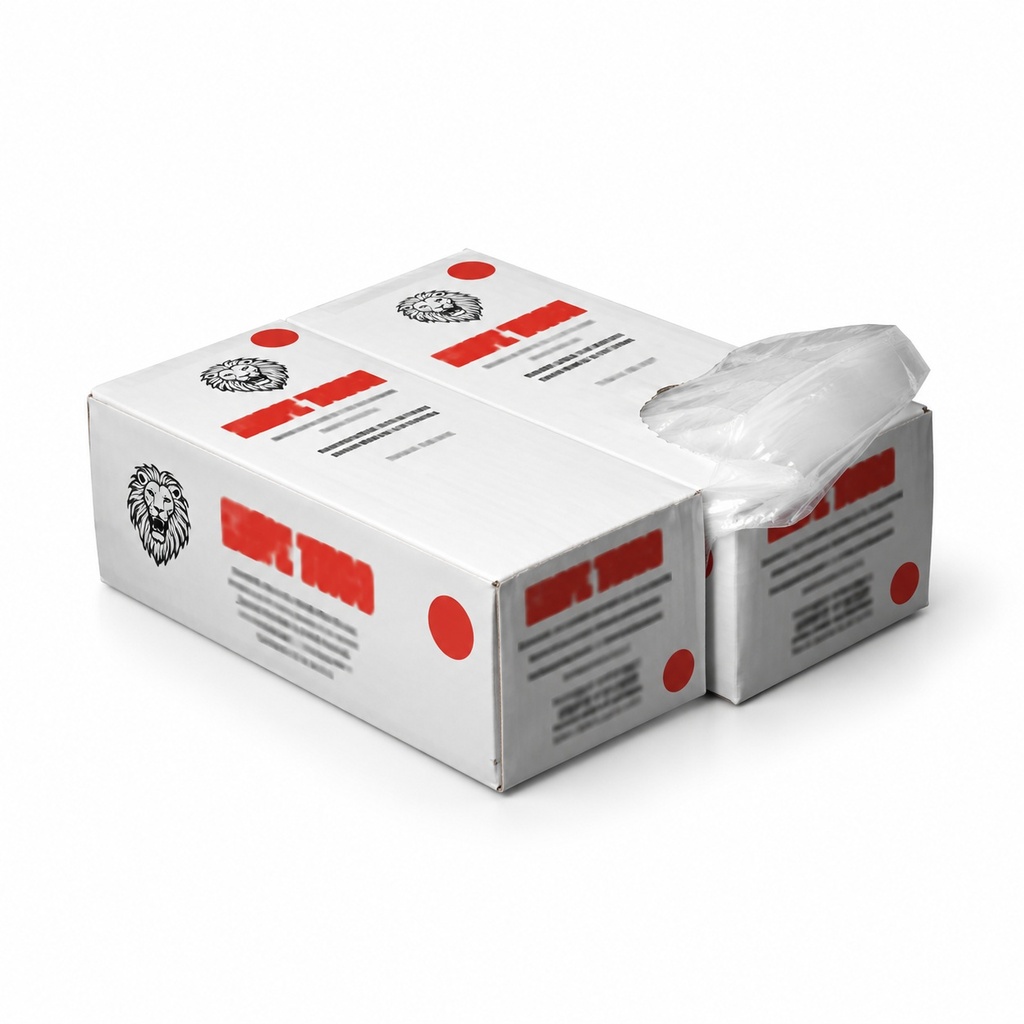 [00-3154] Sachets plastiques - LDPE 1000 sac poly (haute pression) - LION 10x4+4x27 transparent