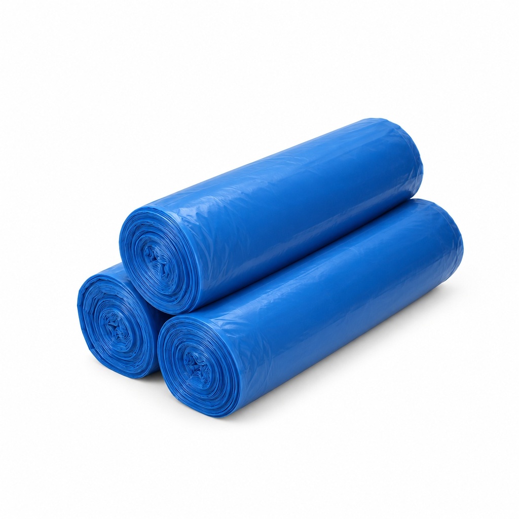 [00-3161] Sacs poubelle - sac poubelle bleu 100 L 50 ym