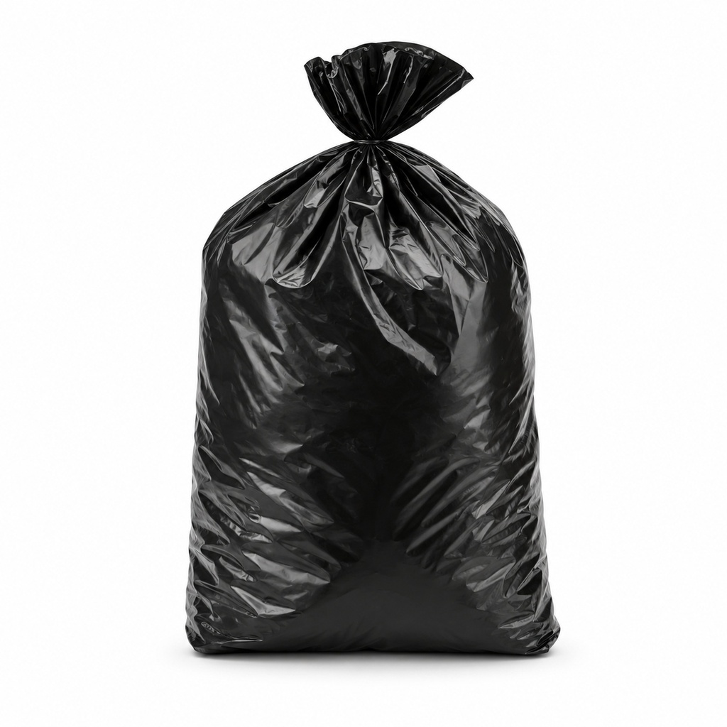 [00-3160] Sacs poubelle - sac poubelle noir 80x120 cm 130 L - 40 ym