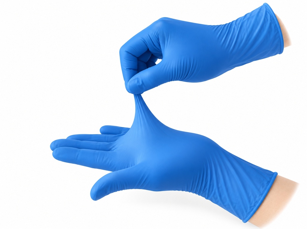 [00-3174] Gants d'hygiéne jetables - NITRIL XL bleu