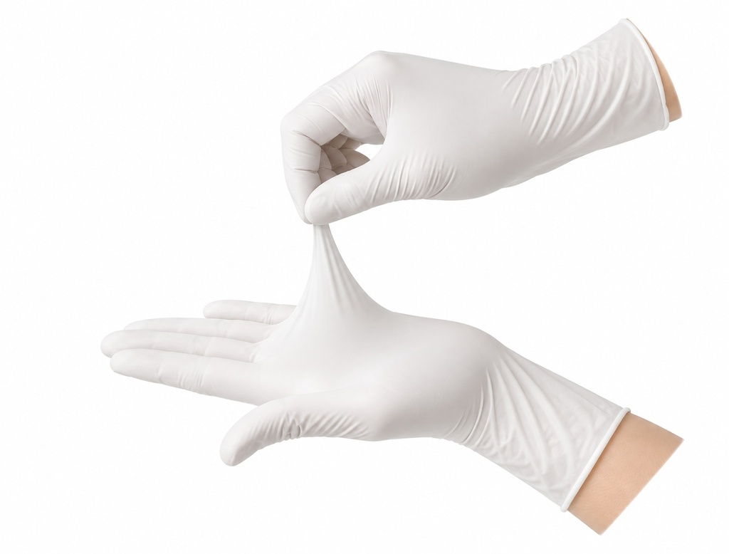 [00-3177] Gants d'hygiéne jetables - NITRIL L blanc