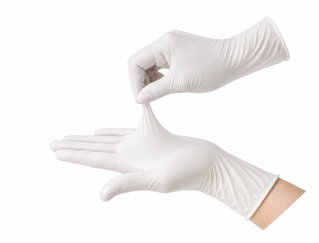 [00-3176] Gants d'hygiéne jetables - NITRIL M blanc